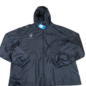 Columbia Flashback Windbreaker Jacket Mens XL Blue Full Zip UPF 40 KM3972-011